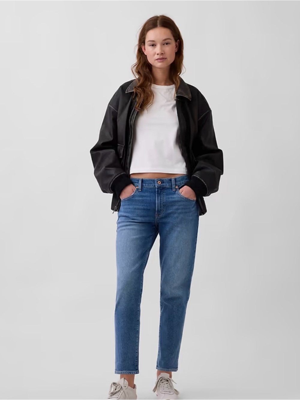 Gap women’s 18 skinny rollup stretch denim dark wash jeans
